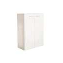 Mobiletto 2 Ante River 68x34x93,5 cm in Truciolare bilaminato Bianco Seconda Scelta