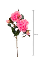 Set 3 Rami Artificiali di Camelia H 60 cm