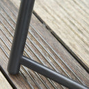 Barbecue a Carbone Carbonella Ø40x80 cm in Acciaio Nero