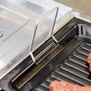 Barbecue a Carbone Carbonella 120x31x60-70 cm in Acciaio Inox Argento