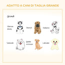 Cuccia per Cani e Gatti 110x70x15,5 cm in Legno e Acciaio Rovere e Grigio