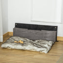 Cuccia per Cani e Gatti 81Lx56x23,5 cm in Legno MDF Grigia