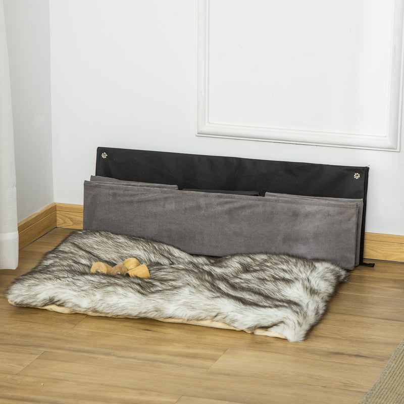Cuccia per Cani e Gatti 81Lx56x23,5 cm in Legno MDF Grigia