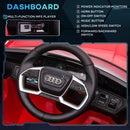 Macchina Elettrica per Bambini 12V con Licenza Audi E-Tron Sportback Rossa