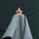 Ombrellone da Giardino 3x3 m Palo Ø48 mm in Bamboo Grigio