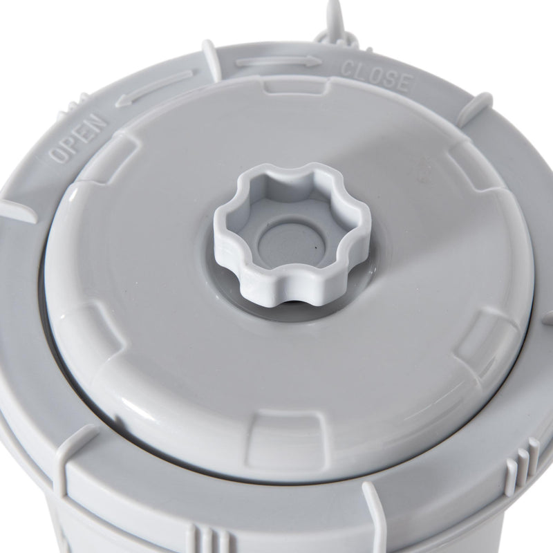 Pompa Filtrante per Piscina Fuoriterra 4000 lt/h Filtro a Sabbia Grigio