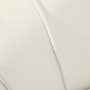 Poltrona Imbottita 179x77x77 cm in Velluto Crema