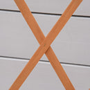 Recinzione da Giardino Estensibile 150x30x148 cm in Legno di Abete Arancione