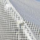 Serra per Orto da Giardino 2,95x2x2m in Acciaio e Polietilene Bianca