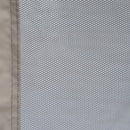 Set 4 Sedie da Giardino in Metallo e Tessuto Marrone