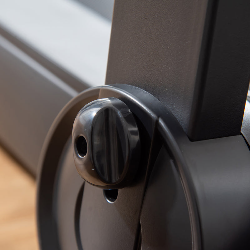 Tapis Roulant Motorizzato Pieghevole 14 km/h 550W 12 Programmi Nero