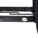 Tavolo da Giardino Ø106,5x71 cm in Acciaio e Vetro Nero