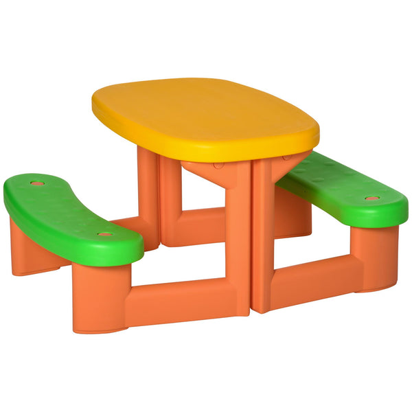 Picknicktisch für Kinder 95 x 73 x 46 cm aus mehrfarbigem HDPE sconto