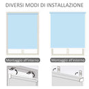 Tenda da Sole Avvolgibile da Soffitto 120x200 cm con Manovella Grigio