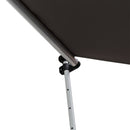 Tenda da Sole a Muro 300x150 cm in Metallo e Poliestere Grigio