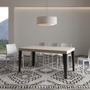  Tavolo Allungabile 160-420x90x77 cm Flame Premium Cashmere Telaio Antracite