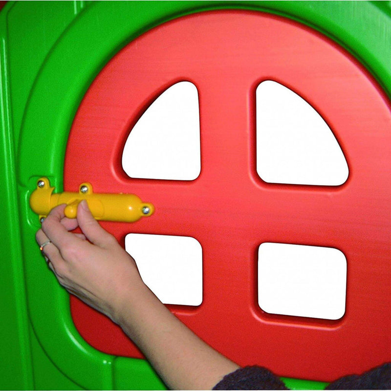 Casetta Cottage per Bambini con Suoni 86x82x130,5 h cm in Plastica Rossa