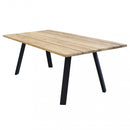Tavolo Nevis 200x100x74 h cm in Legno Antracite