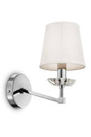 Lampada da parete Neoclassic in Metallo Beira Nickel