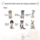 Cuccia per Cani da Esterno 102x70x73 cm in WPC Grigio, Bianco