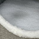 Cuccia per Gatti Pieghevole 73x42x34 cm in MDF e Sisal Grigio e Bianco