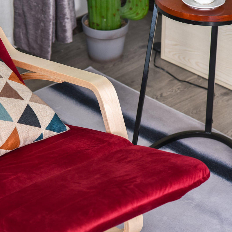 Dondolo Letto 3 Posti da Giardino 225,5x113x180 cm in Legno e Poliestere Grigio