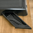 Bistecchiera Piastra Elettrica 2000W in Alluminio e Acciaio