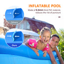 Piscina Gonfiabile 262x176x56 cm in PVC Blu