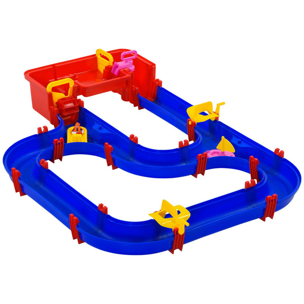 Wasserspielset für Kinder 53 Teile 123 x 90 x 7 cm mit blauem und rotem Wasser und Sand acquista