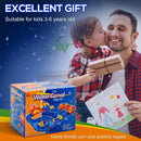 Playset Acquatico per Bambini 78 Pezzi 123x111x7 cm con Acqua e Sabbia Blu e Rosso