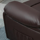 Poltrona Relax Reclinabile Manuale 100x89x100 cm in in Similpelle Marrone