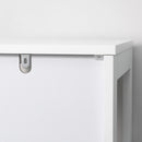 Mobile Scaffale Bagno 5 Ripiani 30x30x140 cm in MDF Bianco