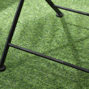 Set Tavolo e 2 Sedie Pieghevoli da Giardino con Mosaico in Metallo