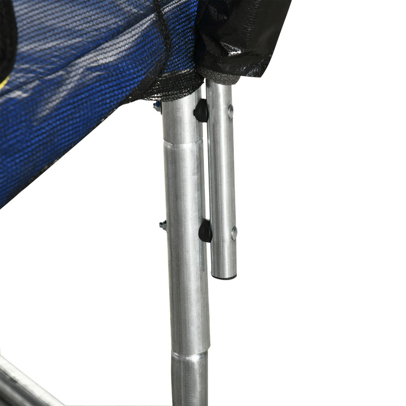 Trampolino Tappeto Elastico per Bambini Ø210 cm in con Rete di Sicurezza Blu