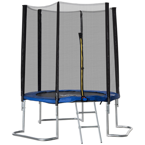 prezzo Trampolin Trampolin für Erwachsene Ø223x230 cm mit blauem Sicherheitsnetz