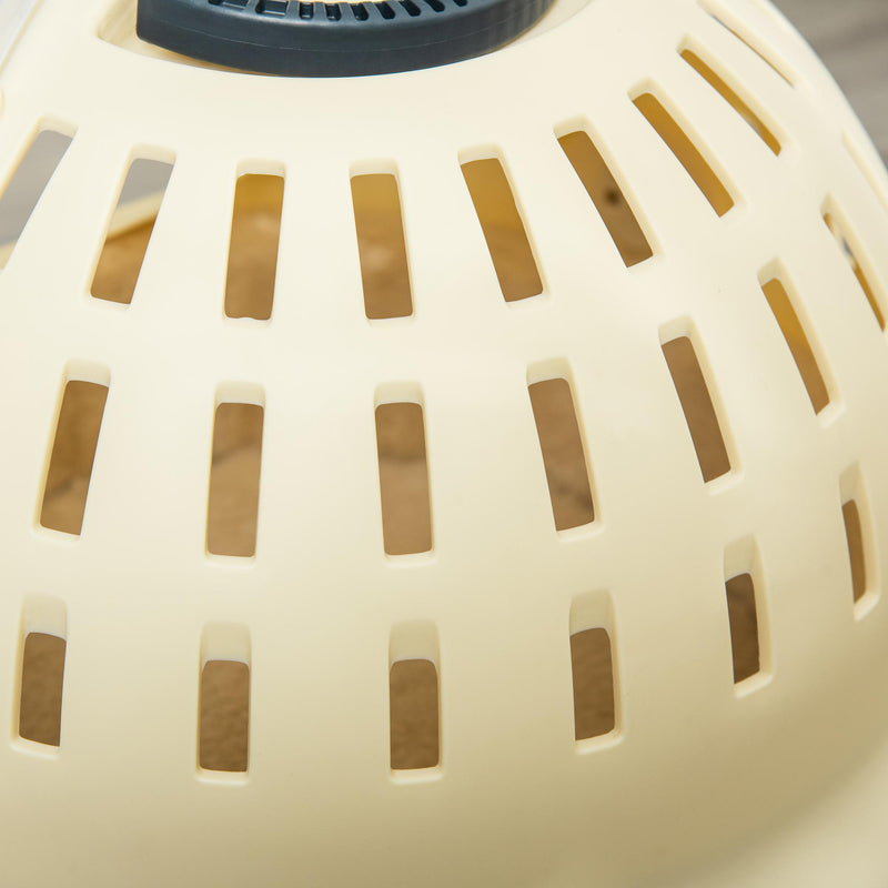 Trasportino Cuccia per Gatti Ø41x35,2 cm con Peluche Interno Beige