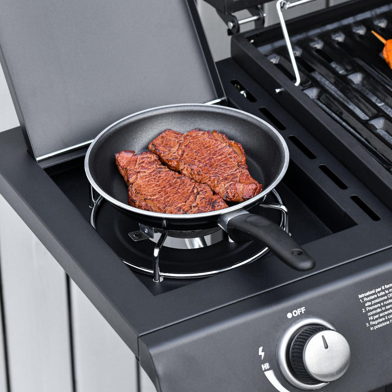 Ventilatore da Soffitto 3 Pale Ø112x25 cm 6 Velocità Legno Naturale e Bianco