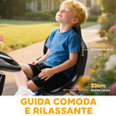 Go Kart a Pedali per Bambini 3-6 Anni 50 kg Portata con Portabicchieri e Ruote in EVA Antiscivolo Blu      