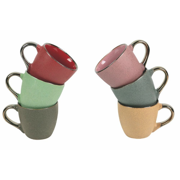 prezzo Set 6 Tazzine da Caffè Ø5,9x5,4 cm in Gres VdE Tivoli 1996 Glazed