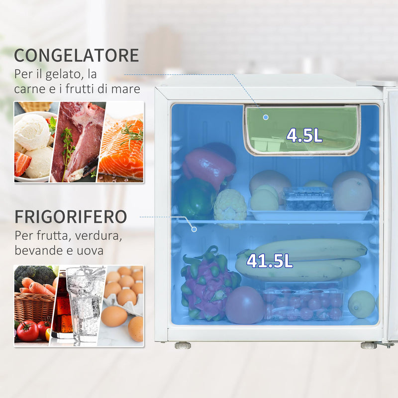 Mini Frigo Portatile 44,5x46,5x49,8 cm 46 Litri 69W Bianco