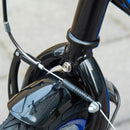 Monopattino per Bambini 118x55,5x85-100,5 cm Doppio Freno Blu