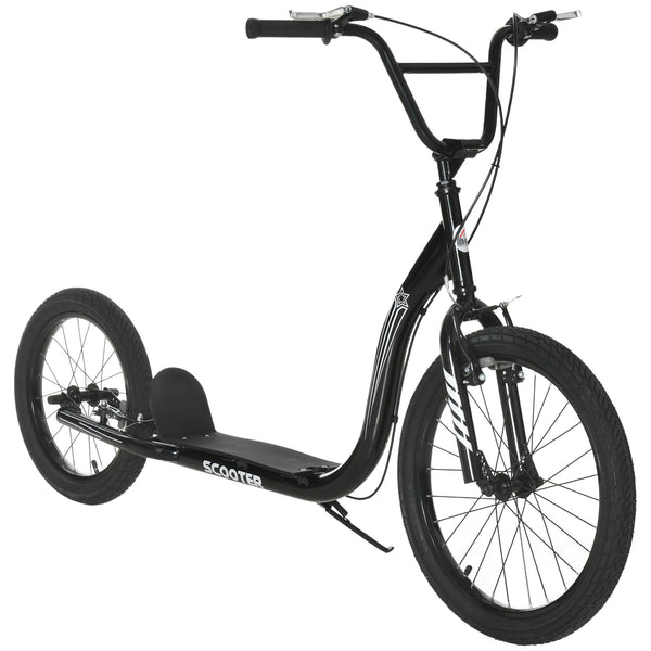 Scooter für Kinder 156x68x101-108 cm Doppelbremsen Schwarz prezzo