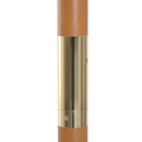 Ombrellone da Giardino 2x3 m Palo Ø38 mm Rettangolare in Legno e Poliestere Nero