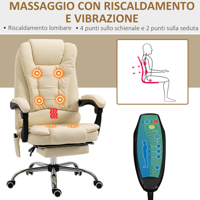 Sedia Poltrona da Ufficio Presidenziale Massaggiante  Altri Colori