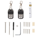 Porta Automatica per Pollaio 42V 30x30 cm con Timer e Sensore di Luce in Alluminio e ABS Argento