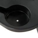 Lettino Prendisole Pieghevole da Giardino 188x57x30 cm in Acciaio e Tessuto Oxford Nero