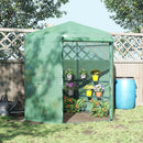 Serra da Giardino 3 Ripiani 225x194x215 cm in Acciaio e Polietilene Verde