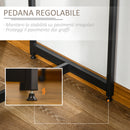 Set Bancone Bar con 2 Sgabelli Alti e Mensole Marrone Rustico