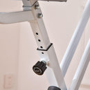 Cyclette Magnetica Pieghevole 43x97x109 cm con Display LCD Rossa