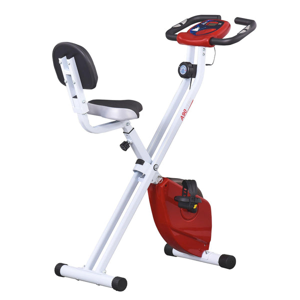 sconto Faltbares magnetisches Heimtrainer 43 x 97 x 109 cm mit rotem LCD-Display